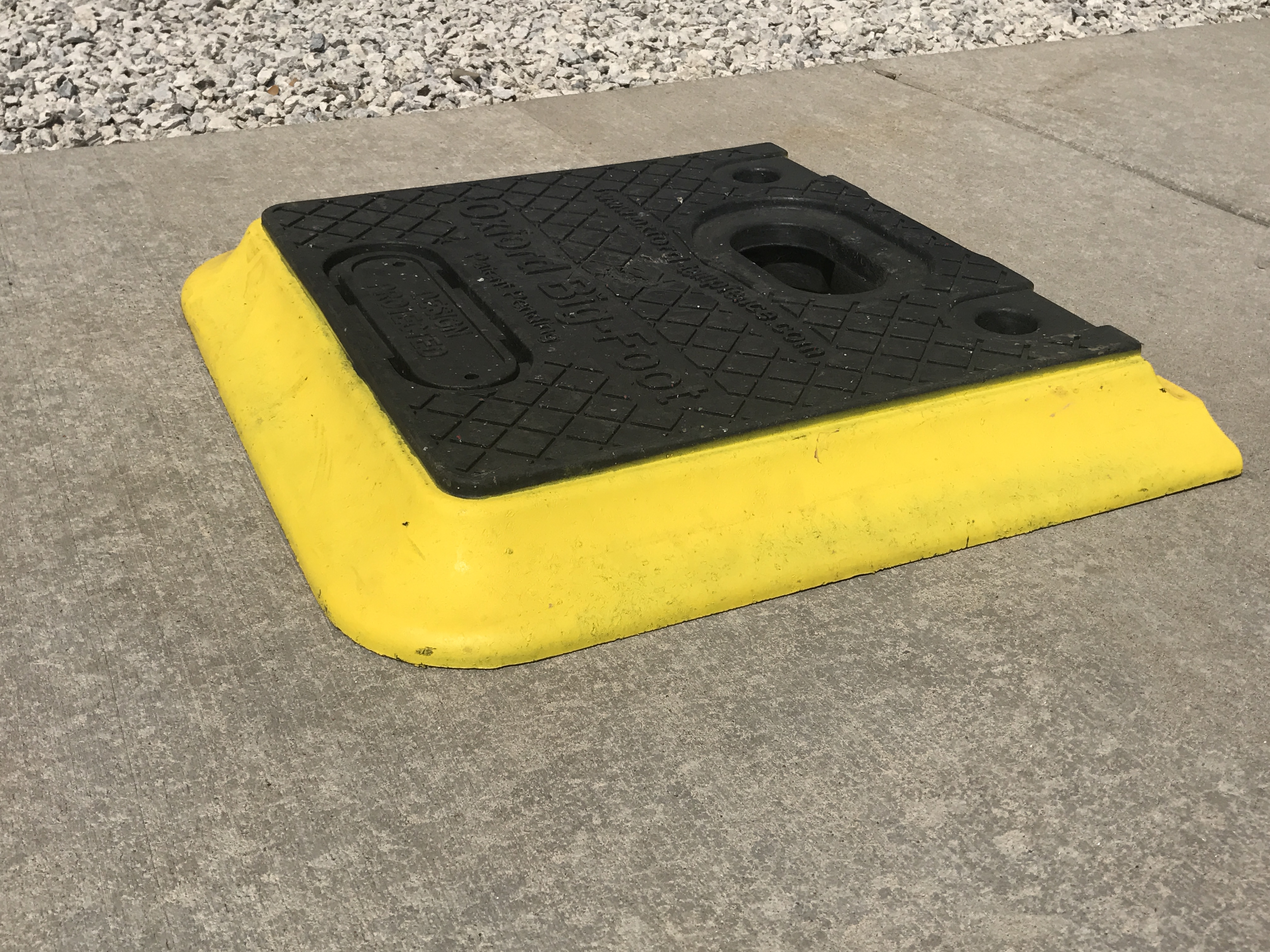 bigfoot on sidewalk